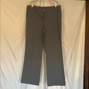 Gray patterned dress slacks